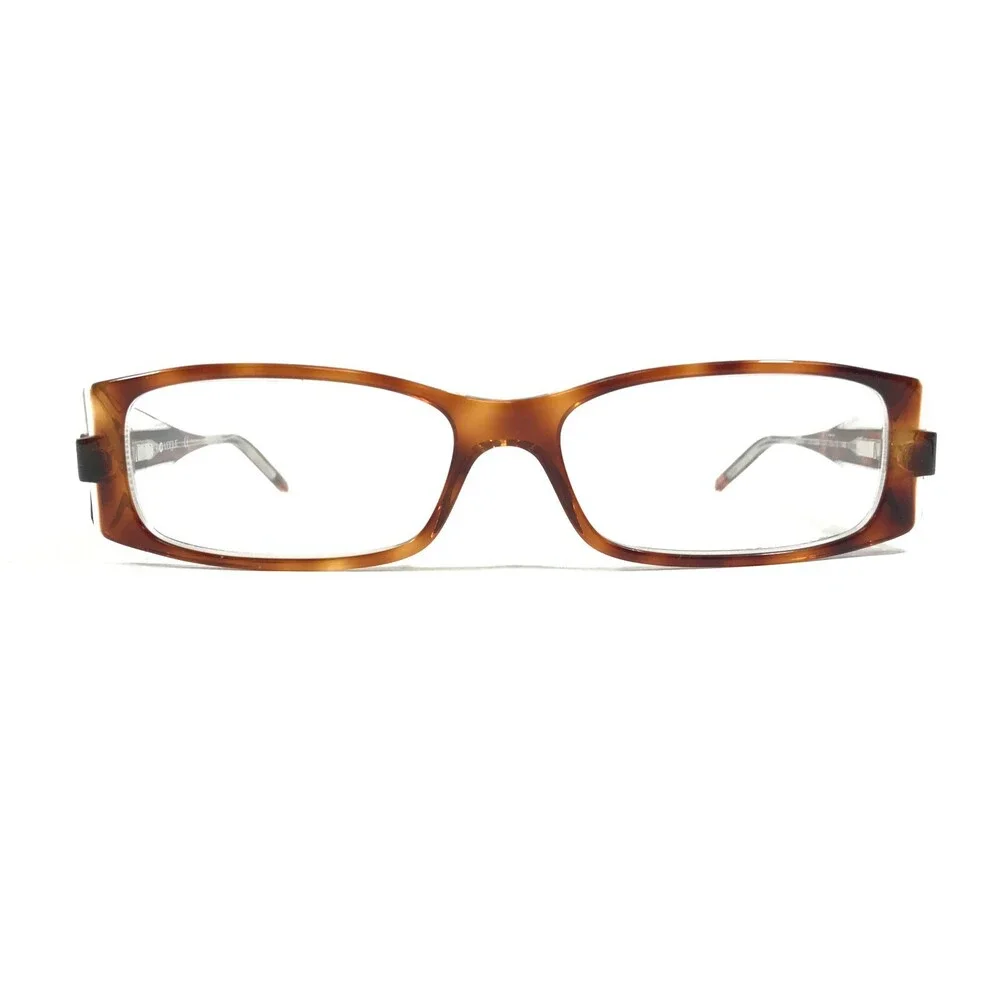 Vogue Eyeglasses Frames VO2389 1471 Brown Tortoise Clear Rectangular 53-15-140